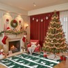 Christmas Area Rugs, Christmas Rugs with Xmas Tree Reindeer Snowflake for Holiday Decor,Low Pile Washable Rug for Dining Room, Bedroom - 2 of 4
