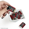 Big Dot of Happiness Christmas Pajamas - Mini Candy Bar Wrapper Stickers - Holiday Plaid PJ Party Small Favors - 40 Count - 2 of 4
