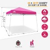 EAGLE PEAK Slant Leg Pop-up Canopy Tent Easy One Person Setup Instant Outdoor Beach Canopy Folding Portable Sports Shelter - 3 of 4