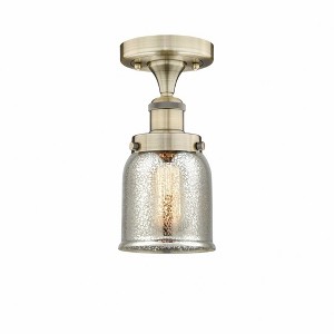 Bell - 1 Light Semi-Flush Mount In Industrial Style-8.25 Inches Tall and 6.5 Inches Wide - 1 of 1