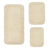 Radiant Bathroom Rugs Set, Washable Rug, Extra Soft and Absorbent bath Rug, Kitchen Mat, Bath Mat Set, Bath Floor Mat Non-Slip, 3 Pcs Set, Ivory - 2 of 4