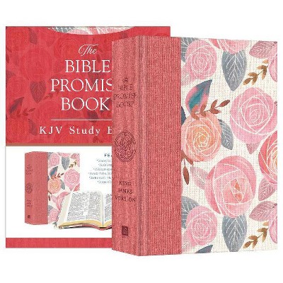 Bible Promise Book KJV Bible--Rose Garden - by  Compiled by Barbour Staff (Hardcover)