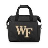 NCAA Wake Forest Demon Deacons On The Go Lunch Cooler - Black - image 2 of 3