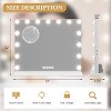 Vanity Mirror with Lights, LED Makeup Mirror with 3 Color Modes, Touch Control & 360° Rotation, for Bedroom & Tabletop Use - 4 of 4