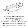 Amerock Rift Cabinet or Drawer Pull - 4 of 4
