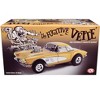 1961 Chevrolet Corvette Gasser "Rat Fink's The Fugitive Vette" Gold Metallic Limited Edition 1/18 Diecast Model Car by ACME - 3 of 3