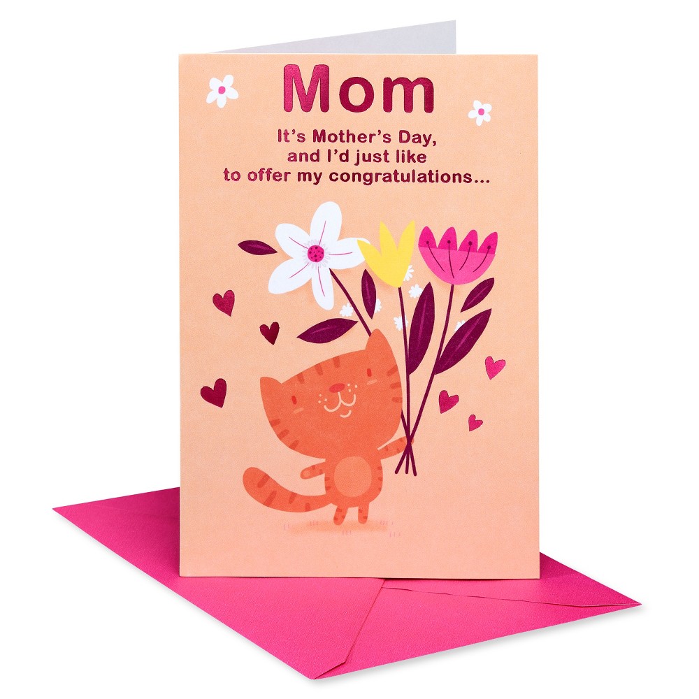 Photos - Other interior and decor Mother's Day Card Cat Mom