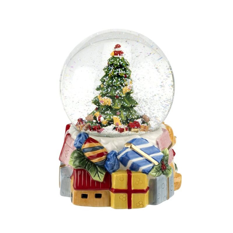 Spode Christmas Tree 6.5" Musical 250th Anniversary Snow Globe (Deck The Halls), 6.5 Inch, 2 of 4