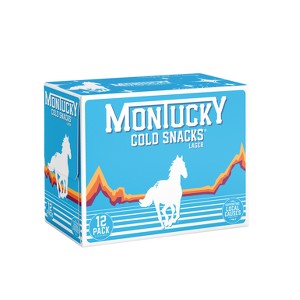Montucky Cold Snacks Lager Beer - 12pk/12 fl oz Cans - 1 of 2