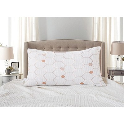 King Copper Infused Cooling Memory Foam Pillows with Washable Cover