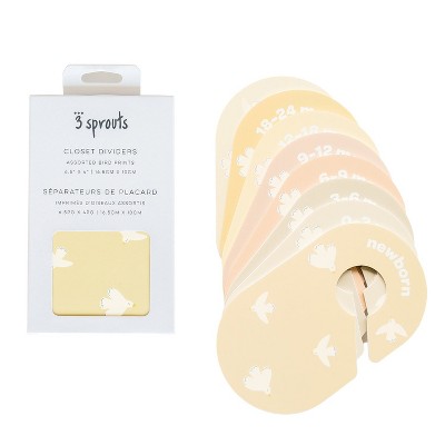 Bird Design Baby Closet Dividers Set for Newborn to 2T