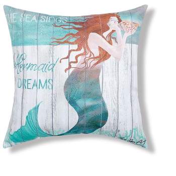 C&F Home 18" x 18" Mermaid Dreams HD Indoor/Outdoor Throw Pillow