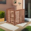 Whisen 3-Panel Wood Privacy Screen - 3 of 4