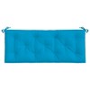 vidaXL Garden Bench Cushion Light Blue - Weather-Resistant Oxford Fabric, Soft Hollow Fiber Filling, Indoor/Outdoor Use, 47.2"x19.7"x2.8" - 4 of 4