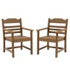 PAGED 2PC Patio Dining Chairs,Outdoor Dining Chairs with Armrest,Modern Chairs Suitable for Patio,Garden - 2 of 4