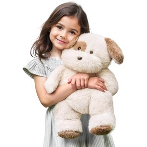 iPlay, iLearn Dog Stuffed Animal, Soft Plush Baby Toy - 1 of 3