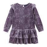Andy & Evan Toddler Girls Drop Waist Dress Purple, Size 2T