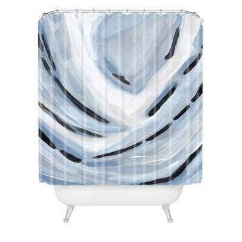 Laura Fedorowicz Rising Shower Curtain Blue - Deny Designs