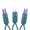 Novelty Lights 50 Light LED Christmas Mini Light Set (Green Wire, 25 Feet) - 4 of 4