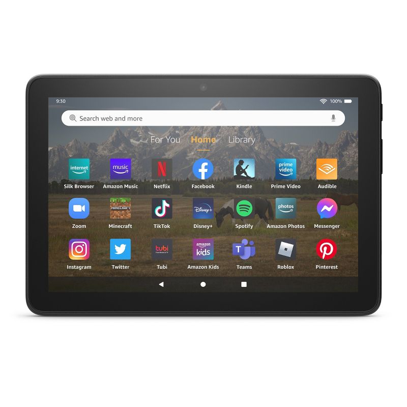 Amazon Fire HD 8 Tablet 8&#34; - 32GB - Black (2022 Release), 1 of 8