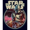 Men's Star Wars: The Mandalorian Grogu and Din Djarin Retro Circle T-Shirt - 2 of 4