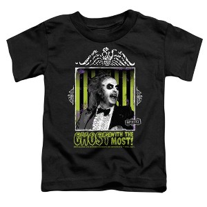 Toddler Boys' Beetlejuice Ghost With The Most T Shirt - 1 of 2