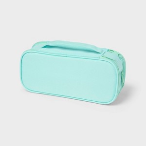 Triple Zip Multicompartment Pencil Case Pouch - up&up™ - 1 of 4