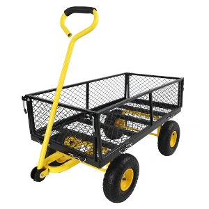 Wagon Cart Garden cart trucks make it easier to transport firewood - 1 of 4