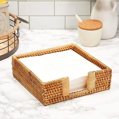 Farmlyn Creek Square Natural Rattan Napkin Holder