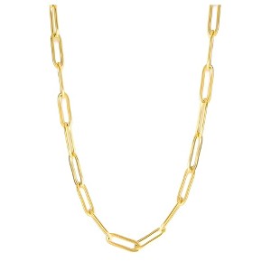 Paperclip Chain Necklace or Bracelet for Women or Men Stainless Steel Ginger Lyne Collection - 1 of 4