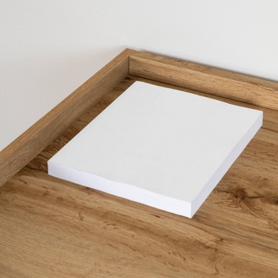 Nordik Oak 31" 2-Door Credenza with Drawers and Metal Frame