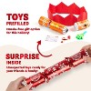 Joyfy 10-Pack Christmas Party Favors – No-Snap Crackers with Festive Characters, Hats & Surprise Gifts 10" - 3 of 4