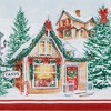 Elrene Storybook Christmas Village Holiday Tablecloth - Elrene Home Fashions - 3 of 3