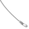 Black Bow Jewelry Black & White Diamond 13mm Double Heart Necklace in Sterling Silver - 3 of 4