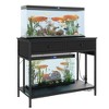 40-50 Gallon Aquarium Stand, Heavy Duty Fish Tank Stand with 2 Drawers, Entryway Consoles Table with Metal Frame, Large Turtle Tank Stand, Black - 2 of 4