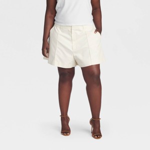 KBB by KAHLANA Women's 'The Flounce Shorts' - Cream 26 : Target