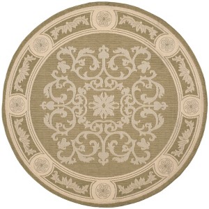 Courtyard CY2914 UV & Stain Resistant Non-Shedding Power Loomed Indoor/Outdoor Rugs - Safavieh - 1 of 3