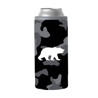 NCAA UCLA Bruins 12oz Black Camo Slim Can Cooler