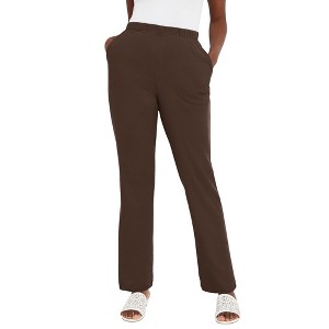 Jessica London Women's Plus Size Soft Ease Pant - 1 of 4