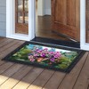 Briarwood Lane Spring Doormat 30x18 Indoor Outdoor Hummingbirds and Petunias For Spring Doormat - 3 of 4