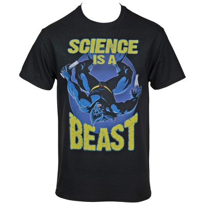 Mens Marvel X-Men Science Is A BEAST T-Shirt