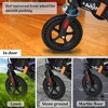 Lycvki Aluminum Lightweight Foldable Rollator Walker with Seat and Rubber Wheels, Handles - 4 of 4