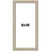 PosterPalooza | 8x18 Thin Barnwood Picture Frame, UV Acrylic, 2 Finishes - Grey and Black - 2 of 4