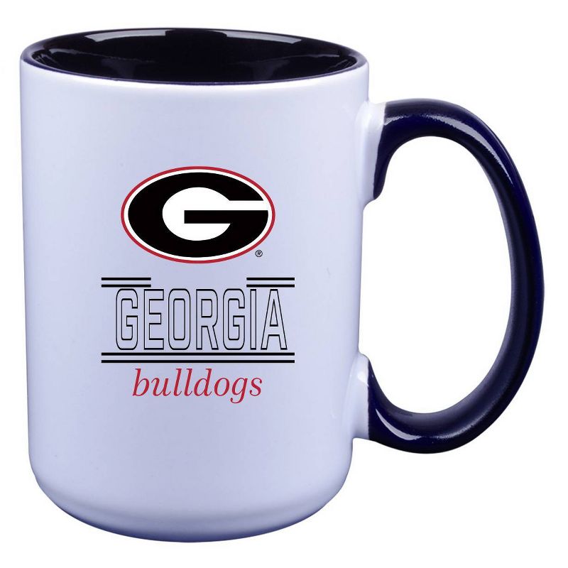NCAA Georgia Bulldogs 16oz Home and Away Mug Set, 2 of 4