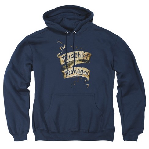 Harry Potter Mischief Managed Adult Pull-Over Hoodie - image 1 of 4