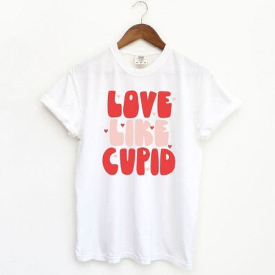Simply Sage Market Women's Love Like Cupid Bold Short Sleeve Garment Dyed Tee