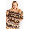 Avenue Women's Plus Size Annabelle Print Jumpsuit - 4 of 4