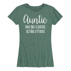 Women's - Instant Message - Auntie Love Like A Parent Short Sleeve Graphic T-Shirt - 1 of 4