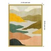 Amanti Art Canyon Oasis I by Grace Popp Wood Framed Wall Art Print - 4 of 4