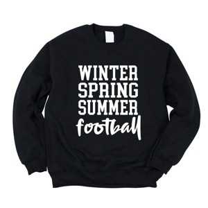 Simply Sage Market Winter Spring Summer Football Sweatshirt - 1 of 4
